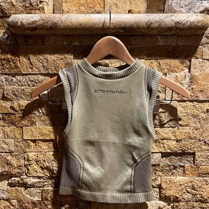 Iets Frans Mesh Crop Top